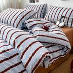 Kit Capa de Edredom Listras Irregulares