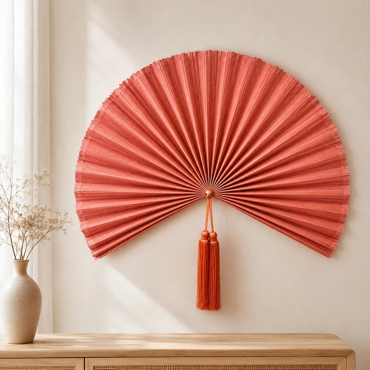 Leque Oriental com Tassel
