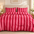 Kit Capa de Edredom Rosa em quarto elegante