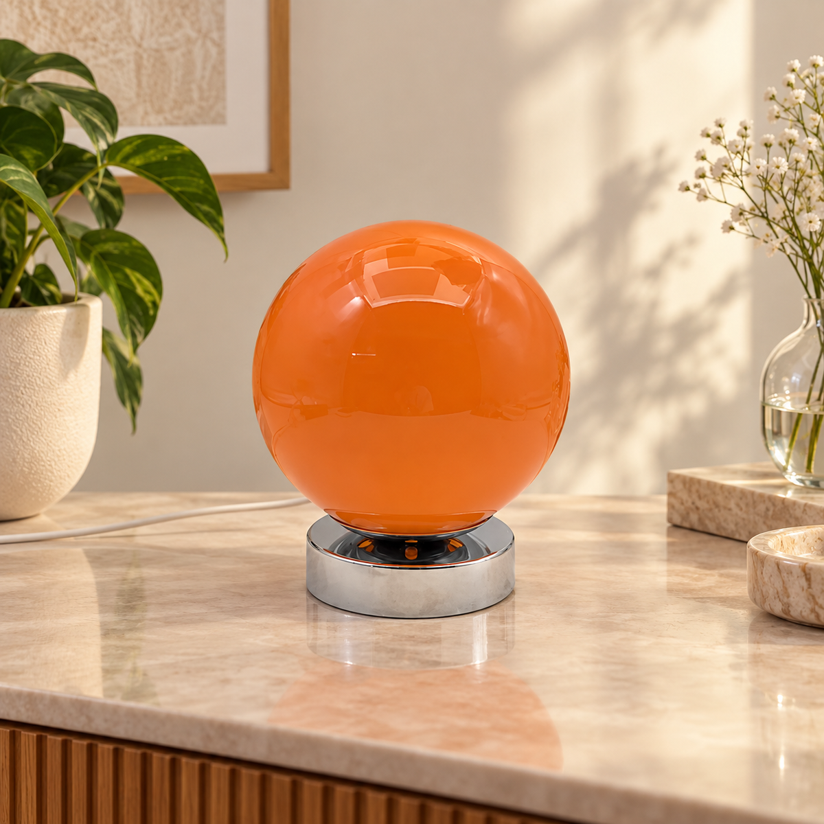 Luminária de Mesa Murano em ambiente elegante